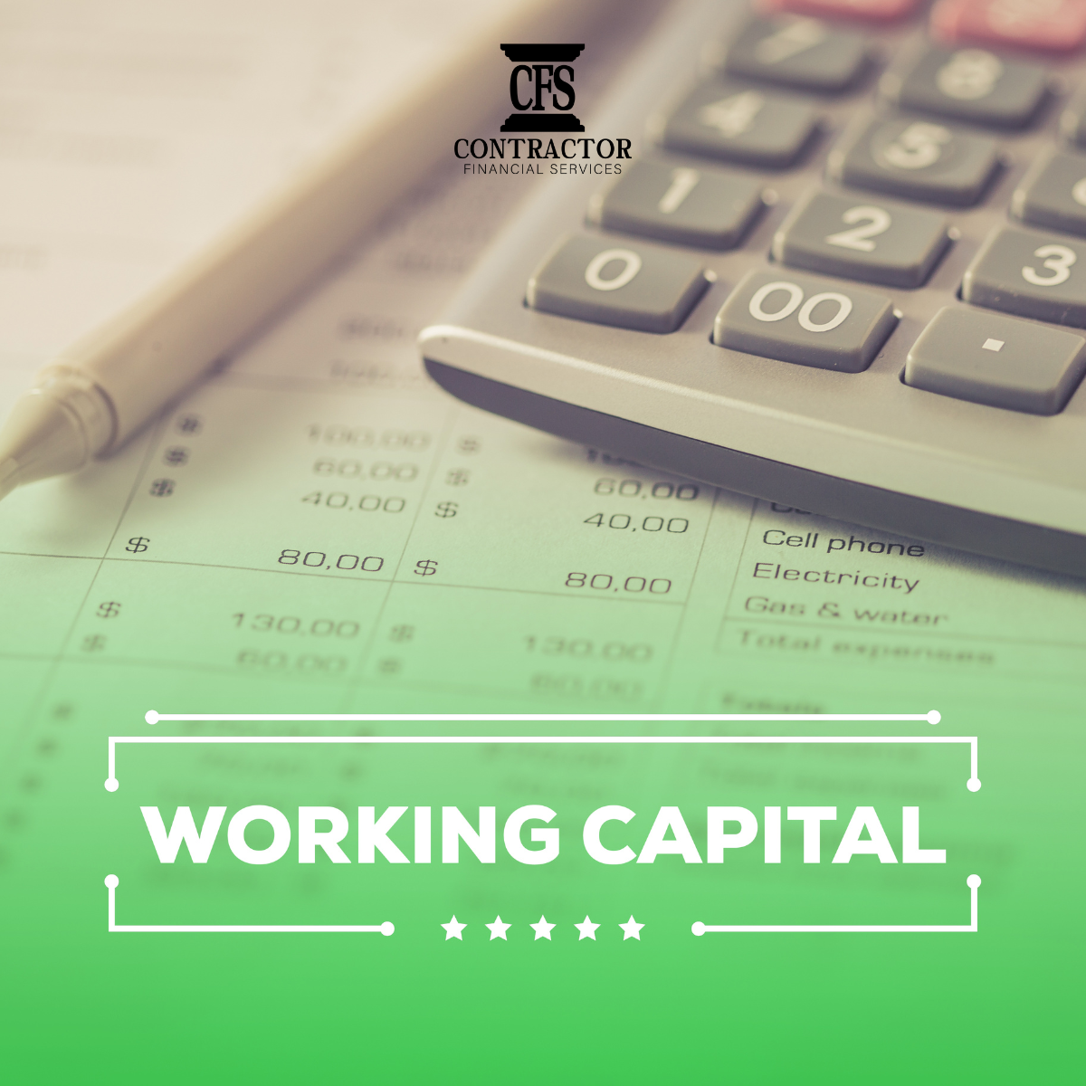 Working Capital for Construction